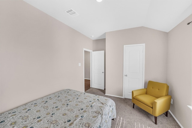 4310 Fornari Ln, Katy, TX 77449 - carpeted bedroom featuring vaulted ceiling and baseboards