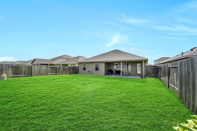 4310 Fornari Ln, Katy, TX 77449 - rear view of house featuring a patio and a fenced backyard