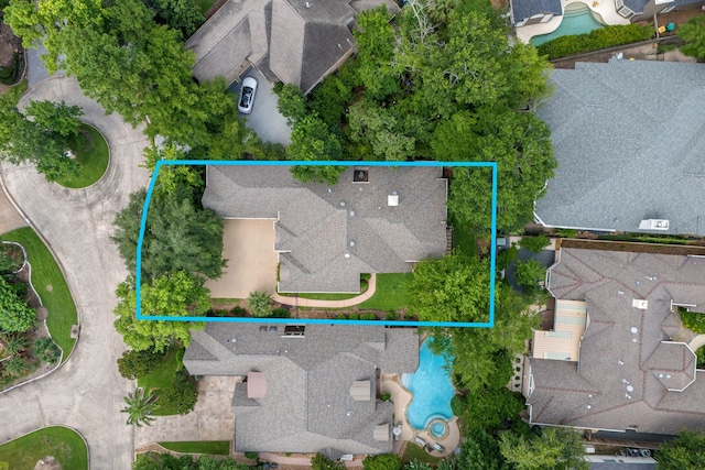 102 W Racing Cloud Ct, The Woodlands, TX 77381 - aerial view of residential area