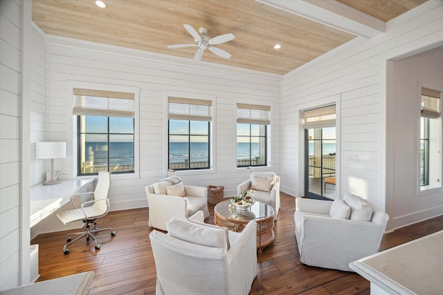 4223 Swashbuckle, Galveston, TX 77554 - sunroom / solarium featuring plenty of natural light