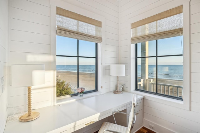 4223 Swashbuckle, Galveston, TX 77554 - home office featuring view of water and beach