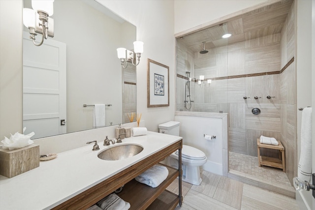4223 Swashbuckle, Galveston, TX 77554 - full bathroom featuring walk in shower and vanity