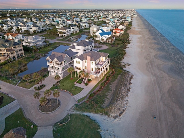 4223 Swashbuckle, Galveston, TX 77554 - aerial view at dusk of a water view