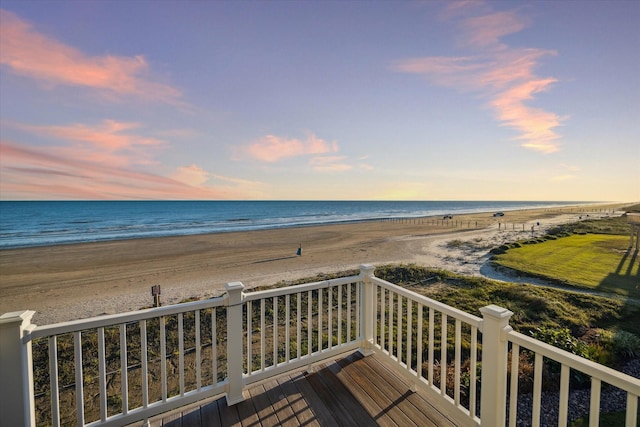 4223 Swashbuckle, Galveston, TX 77554 - water view featuring nearby beach
