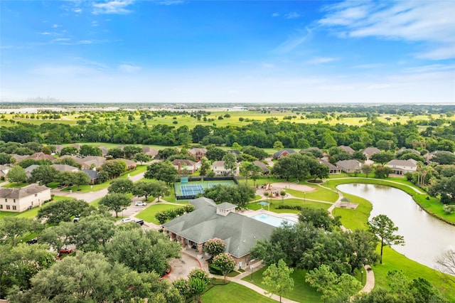 402 Starleaf Ln, Pearland, TX 77584 - bird's eye view of a nearby body of water