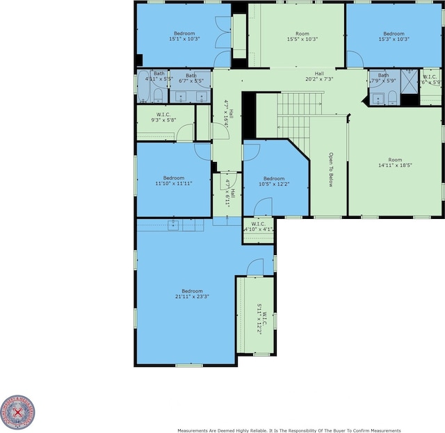 402 Starleaf Ln, Pearland, TX 77584 - view of floor plan / room layout
