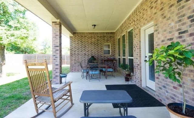 2977 Presidio Cir, Belton, TX 76513 - view of patio featuring outdoor dining area