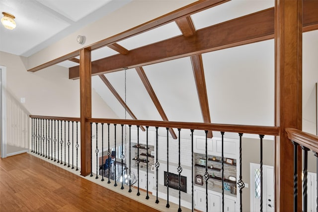 5903 Havenwoods Dr, Houston, TX 77066 - corridor with wood finished floors