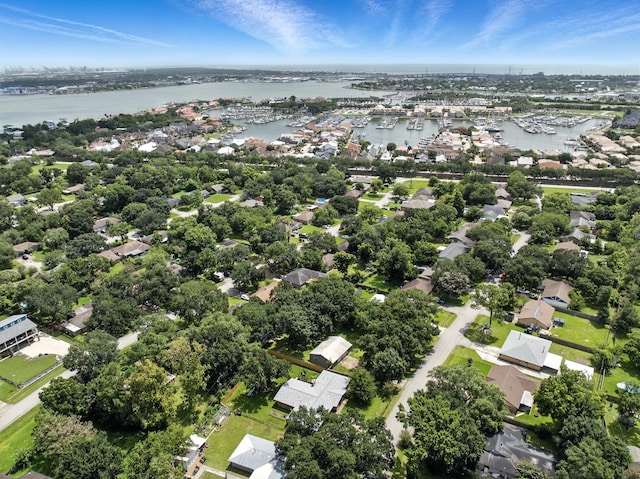 2121 Redwood St, Kemah, TX 77565 - aerial view of property and surrounding area with nearby suburban area