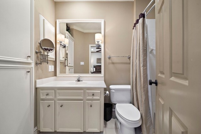 1229 Ripple Creek Dr, Houston, TX 77057 - full bathroom featuring vanity and ornamental molding