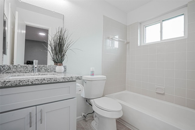 1103 W Brompton Dr, Pearland, TX 77584 - full bath with vanity and washtub / shower combination