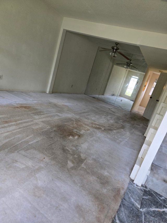 10317 Briar Forest Dr Unit 2/14, Houston, TX 77042 - empty room featuring carpet floors and a ceiling fan
