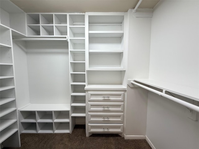 3525 Sage Rd Unit 1204, Houston, TX 77056 - walk in closet featuring dark colored carpet