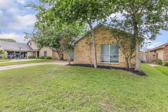 16822 Applecross Ln, Houston, TX 77084 - view of front of house with brick siding and concrete driveway
