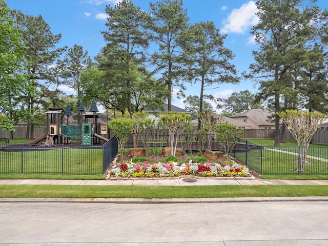 13923 Roanoke Falls Dr, Cypress, TX 77429 - view of community featuring a playground