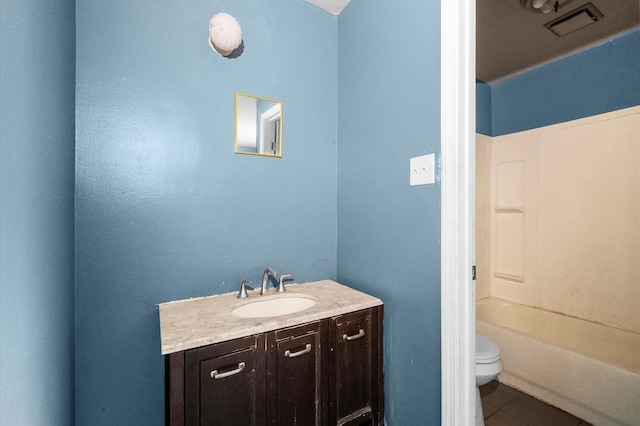 14504 Corpus Christi St Unit 4, Houston, TX 77015 - bathroom featuring vanity, tile patterned floors, and tub / shower combination