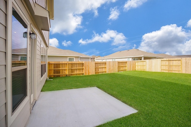 4615 Sabine Creek Way, Katy, TX 77449 - fenced backyard with a patio area