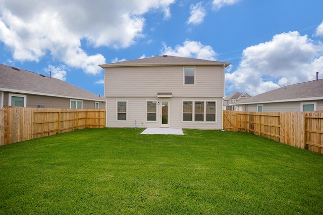4615 Sabine Creek Way, Katy, TX 77449 - rear view of house with a fenced backyard and a patio