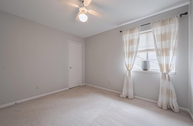 14334 Cypress Valley Dr, Cypress, TX 77429 - carpeted empty room with baseboards and ceiling fan
