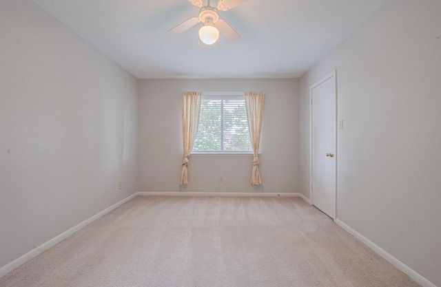 14334 Cypress Valley Dr, Cypress, TX 77429 - unfurnished room with a ceiling fan and light colored carpet