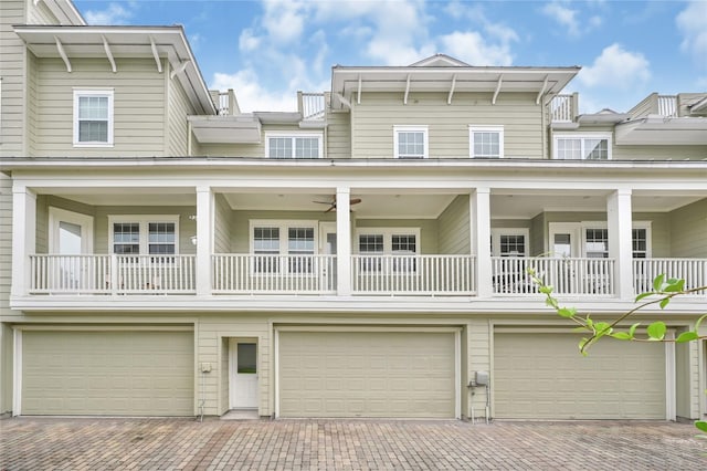 194 W Breezy Way, The Woodlands, TX 77380 - view of front facade with an attached garage and driveway