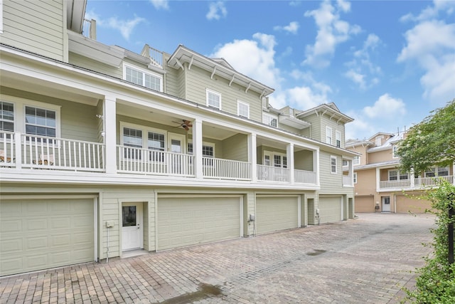 194 W Breezy Way, The Woodlands, TX 77380 - view of front of property with decorative driveway and a garage