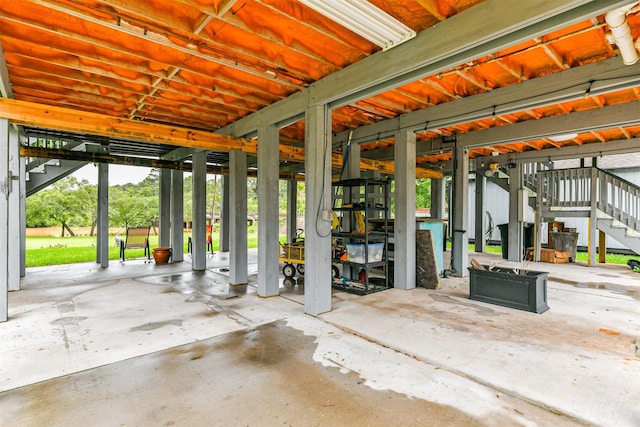 7806 Burgess Rd, Hitchcock, TX 77563 - basement with stairway