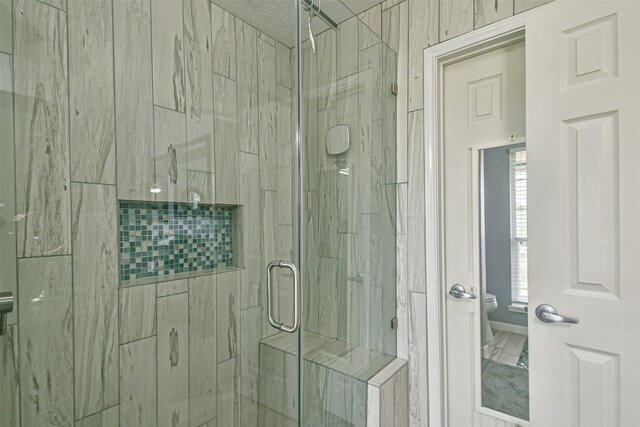 7806 Burgess Rd, Hitchcock, TX 77563 - full bath with toilet and a stall shower