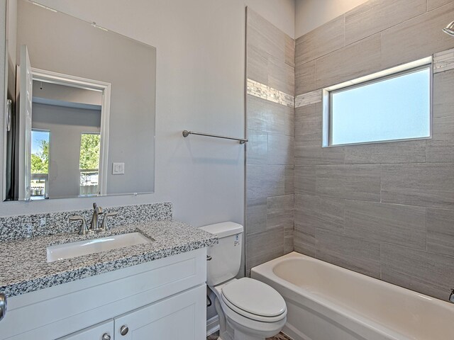 8201 Tower St, Houston, TX 77088 - full bath featuring vanity and shower / tub combination