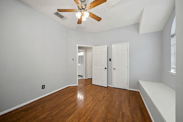 1123 Woodley Bnd, Sugar Land, TX 77479 - unfurnished bedroom with wood finished floors and ceiling fan