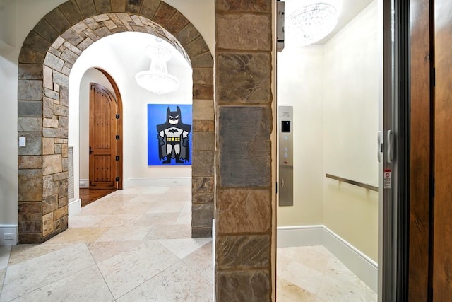 701 W Friar Tuck Ln, Houston, TX 77024 - bathroom with baseboards and tile patterned floors
