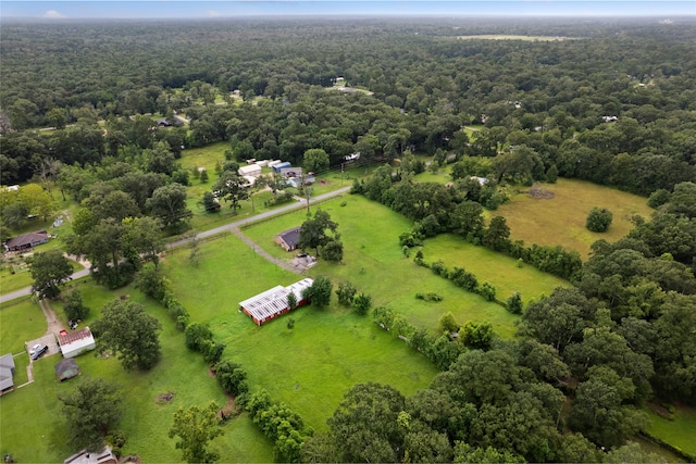 27093 Frye Rd, Splendora, TX 77372 - bird's eye view of a heavily wooded area