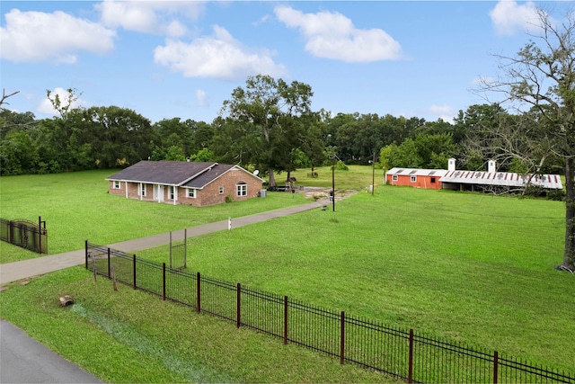 27093 Frye Rd, Splendora, TX 77372 - view of yard featuring driveway