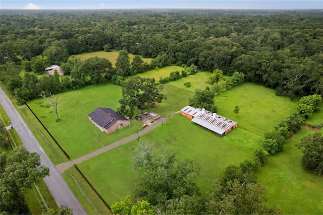 27093 Frye Rd, Splendora, TX 77372 - aerial view of sparsely populated area featuring a heavily wooded area