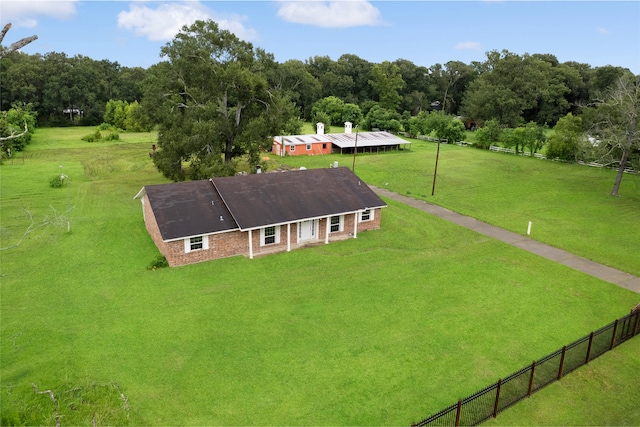 27093 Frye Rd, Splendora, TX 77372 - view from above of property