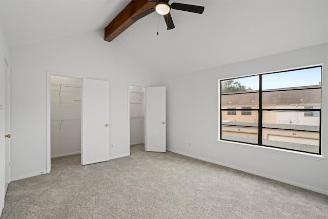 9901 Sharpcrest St Unit K-3, Houston, TX 77036 - unfurnished bedroom featuring carpet, a spacious closet, and ceiling fan