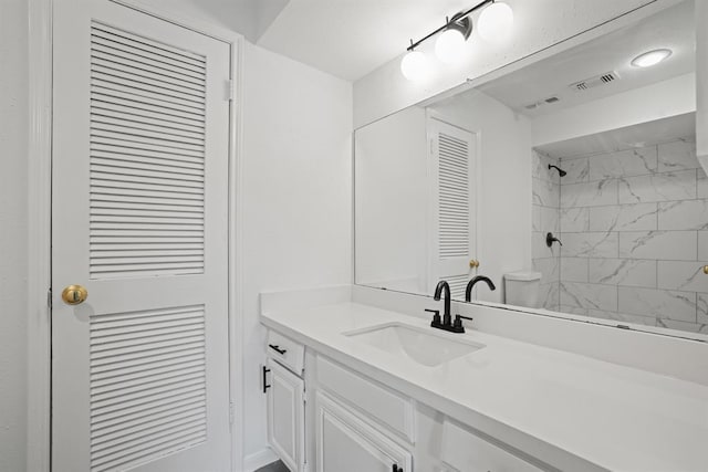 9901 Sharpcrest St Unit K-3, Houston, TX 77036 - full bathroom featuring vanity and tiled shower