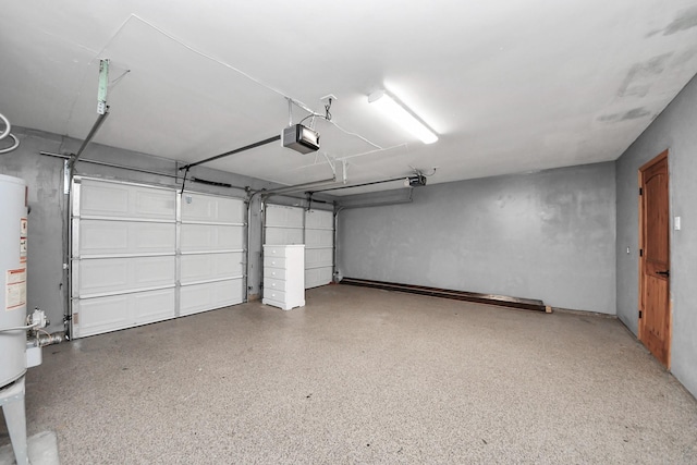 743 Eastlake St, Houston, TX 77034 - garage with gas water heater and a garage door opener