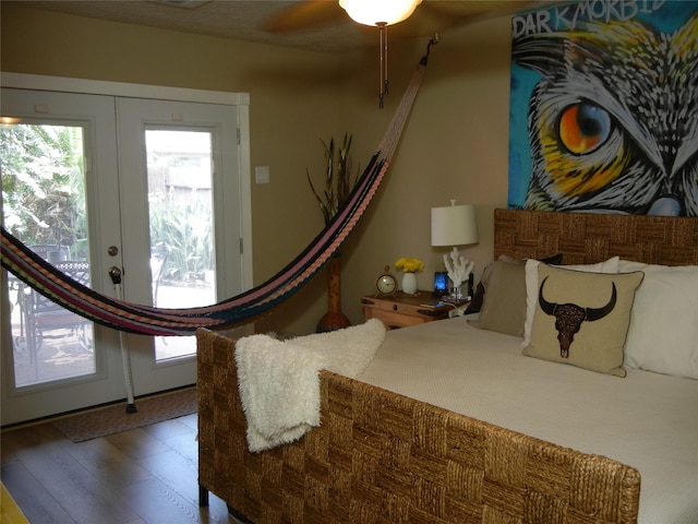4822 Edgegate Dr, Spring, TX 77373 - bedroom featuring wood finished floors