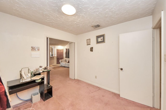 15147 Sheffield Ter, Channelview, TX 77530 - home office with light carpet and a textured ceiling