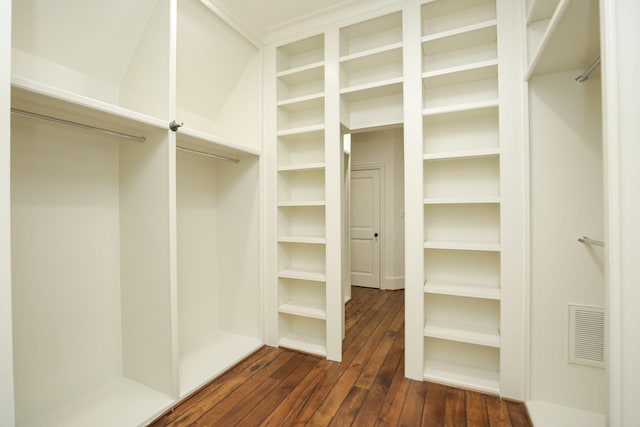 764 Kuhlman Rd, Hunters Creek Village, TX 77024 - spacious closet featuring dark wood-style flooring