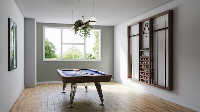 2905 Apple Rose, Katy, TX 77493 - recreation room featuring light wood finished floors and billiards table