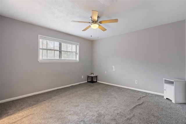 727 Baltic Ln, Houston, TX 77090 - carpeted empty room with a ceiling fan and baseboards