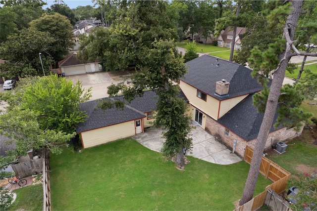 727 Baltic Ln, Houston, TX 77090 - aerial perspective of suburban area