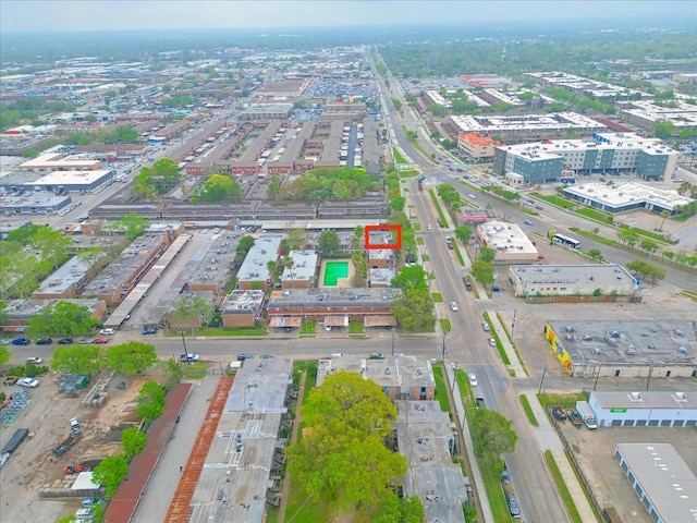 6305 Westward St Unit 106, Houston, TX 77081 - aerial overview of property's location featuring nearby urban area