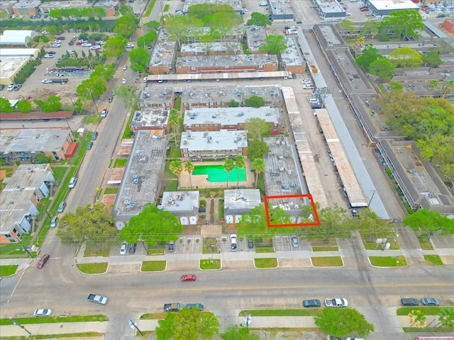 6305 Westward St Unit 106, Houston, TX 77081 - aerial view of property's location with property boundaries highlighted