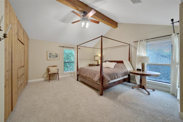 10 Featherfall Pl, Spring, TX 77381 - carpeted bedroom with baseboards and a ceiling fan