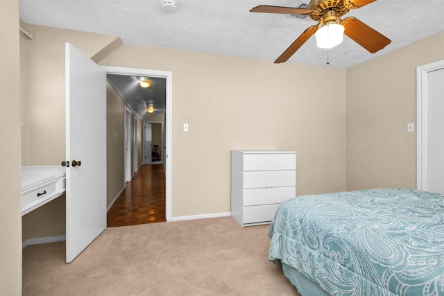 5934 Foresthaven Dr, Houston, TX 77066 - bedroom with light carpet and a ceiling fan