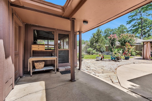 5934 Foresthaven Dr, Houston, TX 77066 - fenced backyard with a patio
