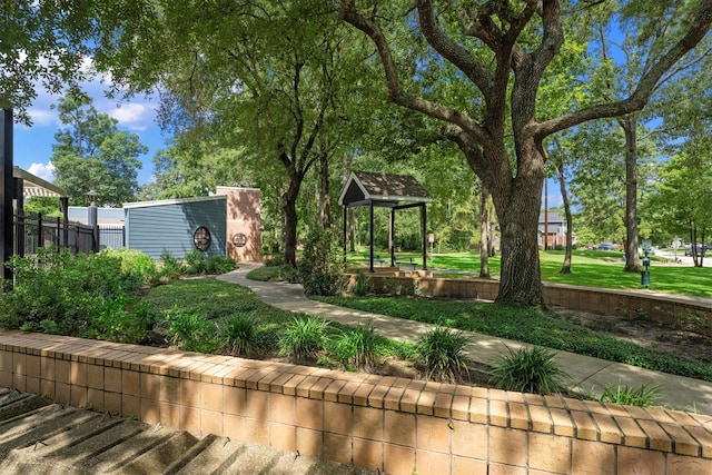 4303 Appalachian Trl, Houston, TX 77345 - view of yard with an outdoor structure
